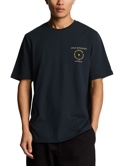 Lyle & Scott Cotton Athletic Graphic Regular Fit T-Shirt, Dark Navy/Multi