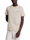 Lyle & Scott Cotton Regular Fit Short Sleeve Embroidered Logo T-Shirt, Cove/ Dark Navy