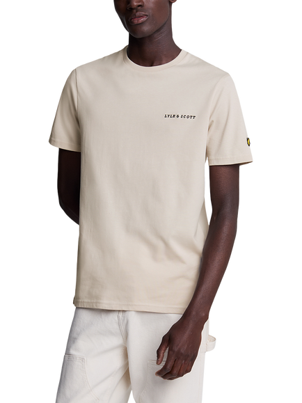 Lyle & Scott Cotton Regular Fit Short Sleeve Embroidered Logo T-Shirt, Cove/ Dark Navy