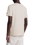Lyle & Scott Cotton Regular Fit Short Sleeve Embroidered Logo T-Shirt, Cove/ Dark Navy