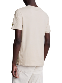 Lyle & Scott Cotton Regular Fit Short Sleeve Embroidered Logo T-Shirt - view 2, Cove/ Dark Navy