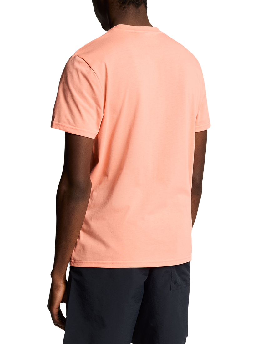 Product image 2 of 4, which shows Lyle & Scott Martin Regular Fit Short Sleeve T-Shirt, Warm Up Pink, XS