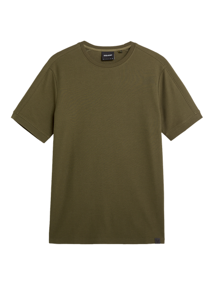 Lyle & Scott Panelled Regular Fit T-Shirt, Cement