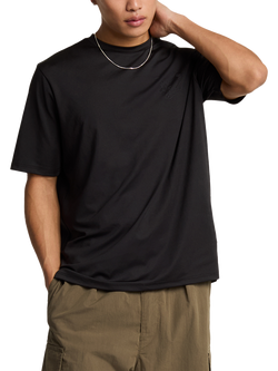 Lyle & Scott Regular Fit Panelled Neoprene T-Shirt, Jet Black