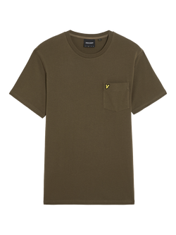 Lyle & Scott Cotton Regular Fit Pocket T-Shirt, Cement
