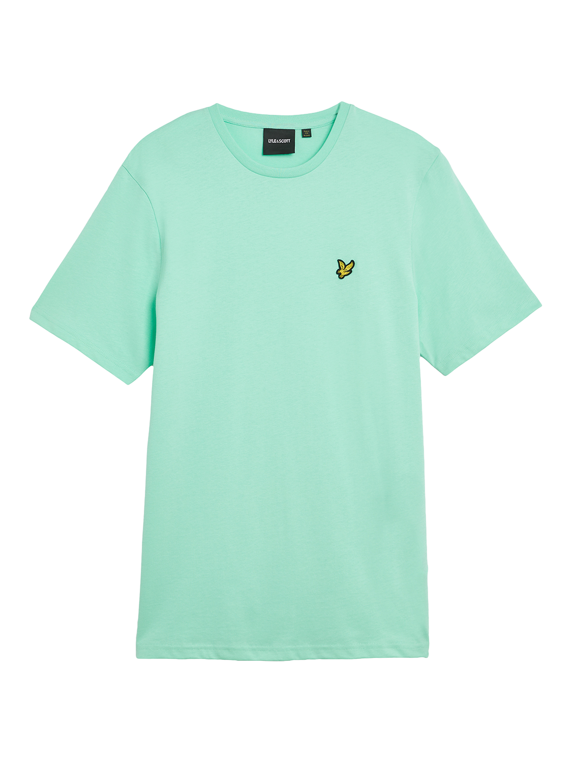 Product image 3 of 5, which shows Lyle & Scott Plain Crew Neck T-Shirt, Aquamarine, XS