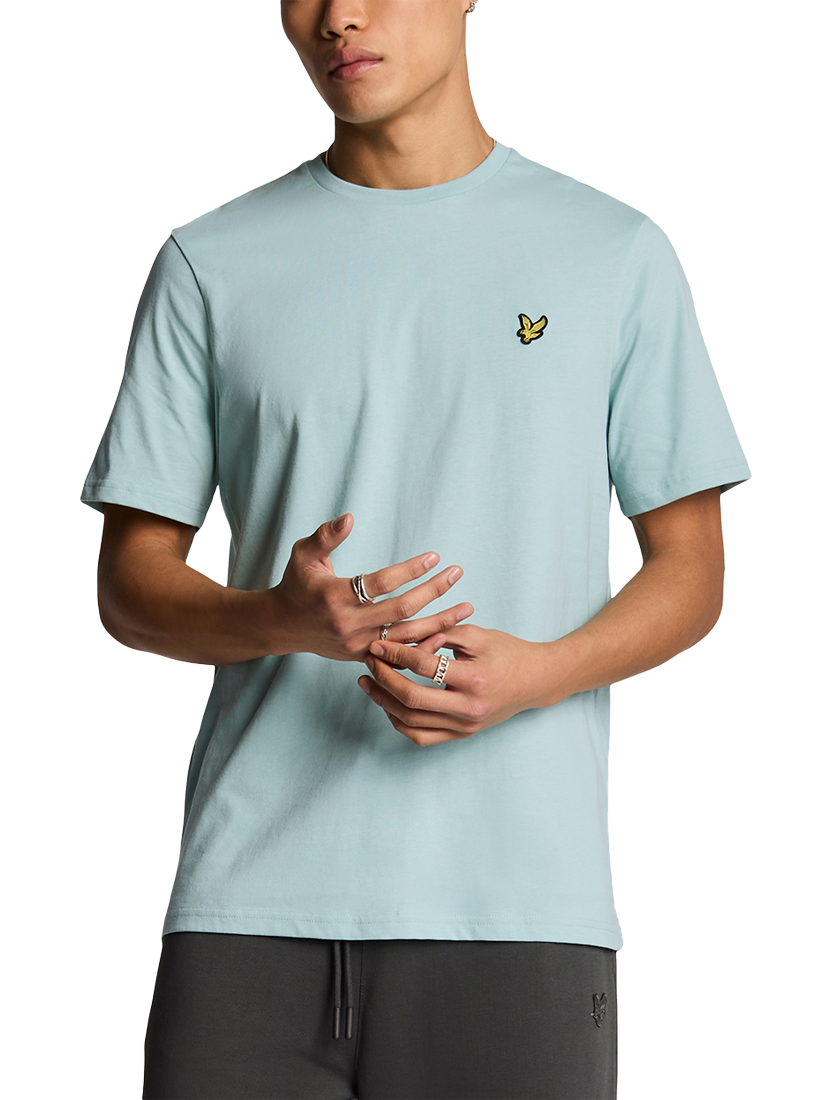 Product image 1 of 5, which shows Lyle & Scott Cotton Regular Fit Cotton T-Shirt, Future Blue, XS