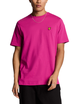 Lyle & Scott Plain Crew Neck T-Shirt, Fuchsia