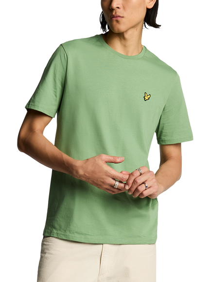 Lyle & Scott Cotton Regular Fit Cotton T-Shirt, Smoke Green