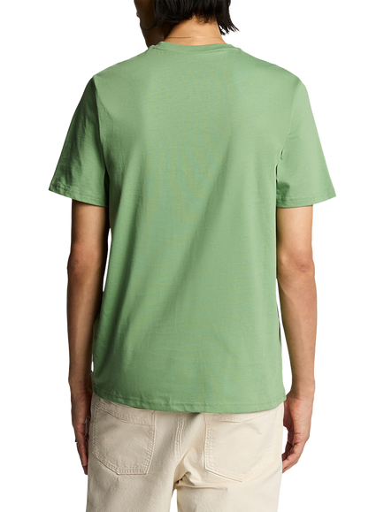 Lyle & Scott Cotton Regular Fit Cotton T-Shirt - view 2, Smoke Green