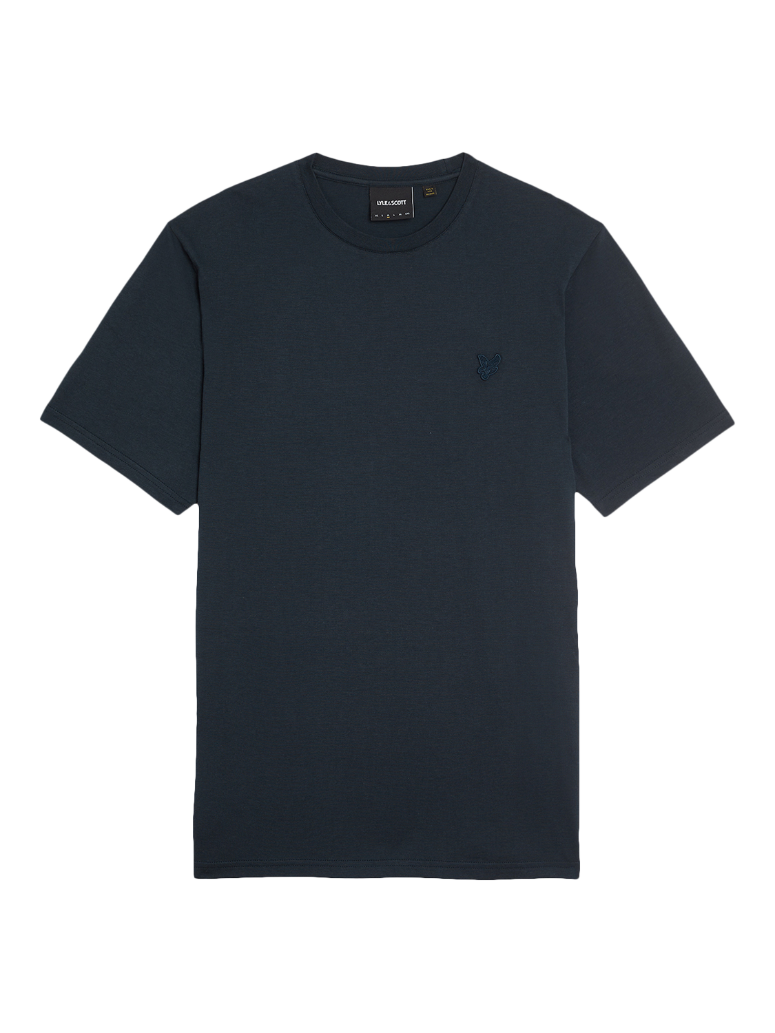 Product image 3 of 5, which shows Lyle & Scott Superfine Cotton Regular Fit T-Shirt, Dark Navy, XS