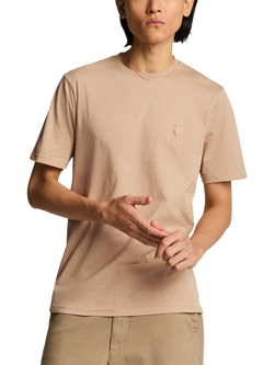 Lyle & Scott Superfine Cotton Regular Fit T-Shirt, Stealth Brown