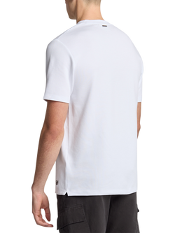 Lyle & Scott Twill Texture Crew Neck T-Shirt, White - view 2, White