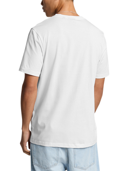 Lyle & Scott Superfine Cotton V-Neck T-Shirt - view 2, White