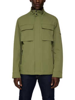 J.Lindeberg Riley 4-Way Stretch Utility Jacket, Olivine, Olivine