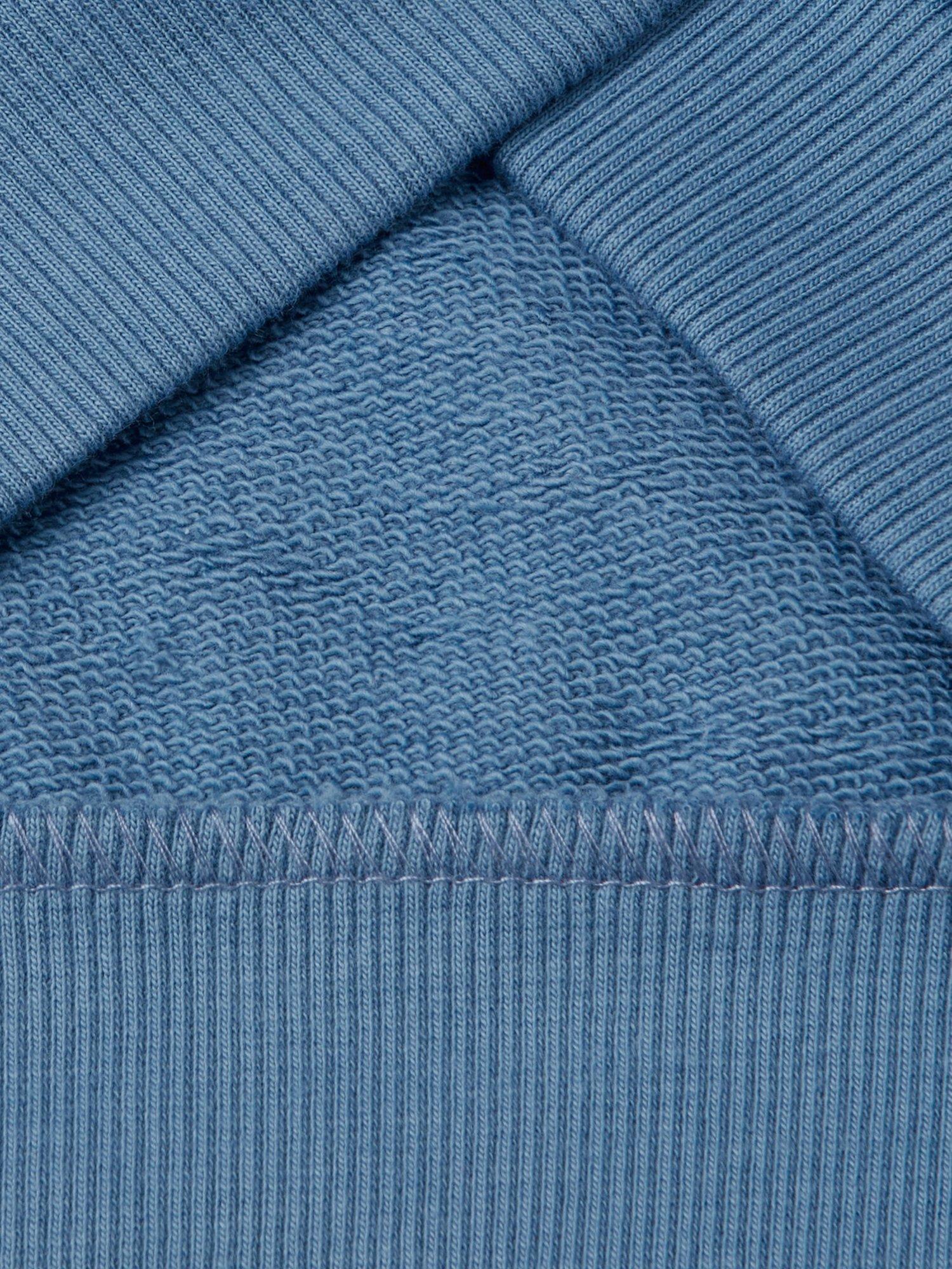 Product image 3 of 3, which shows Benetton Kids' Logo Zipped Sweatshirt, Sugar Paper, 5-6 years