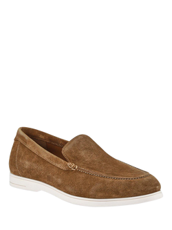 Jones Bootmaker Raiden Suede Loafers - view 2, Tan