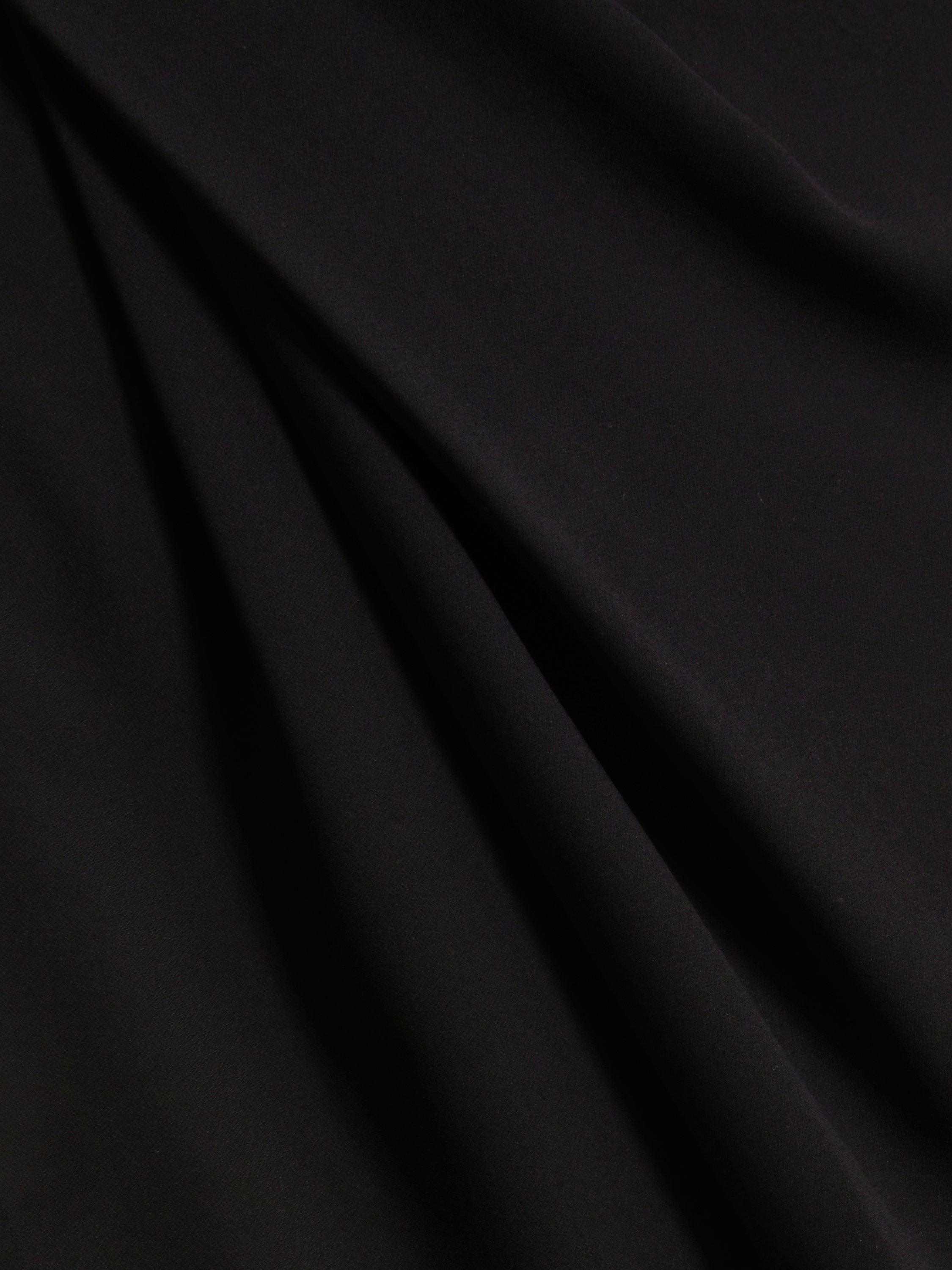Product image 5 of 6, which shows Ted Baker Icana Drape Detail Sleeveless Top, Black, 6