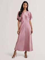 【Ted Baker】Giolia Leaves Midi ノースリーブ Dress コットン TED BAKER Giolia Leaves Midi Dress in White | endource