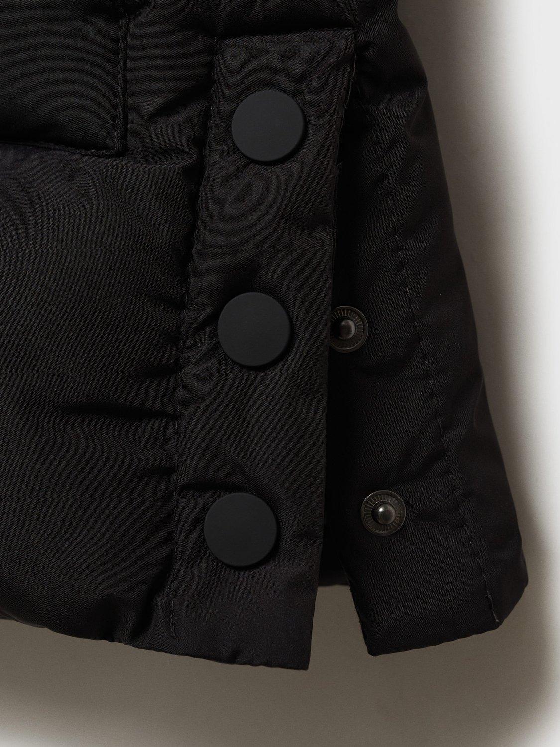 Product image 7 of 7, which shows Mango Kids' Lolita Padded Gilet, Black, 11-12 years