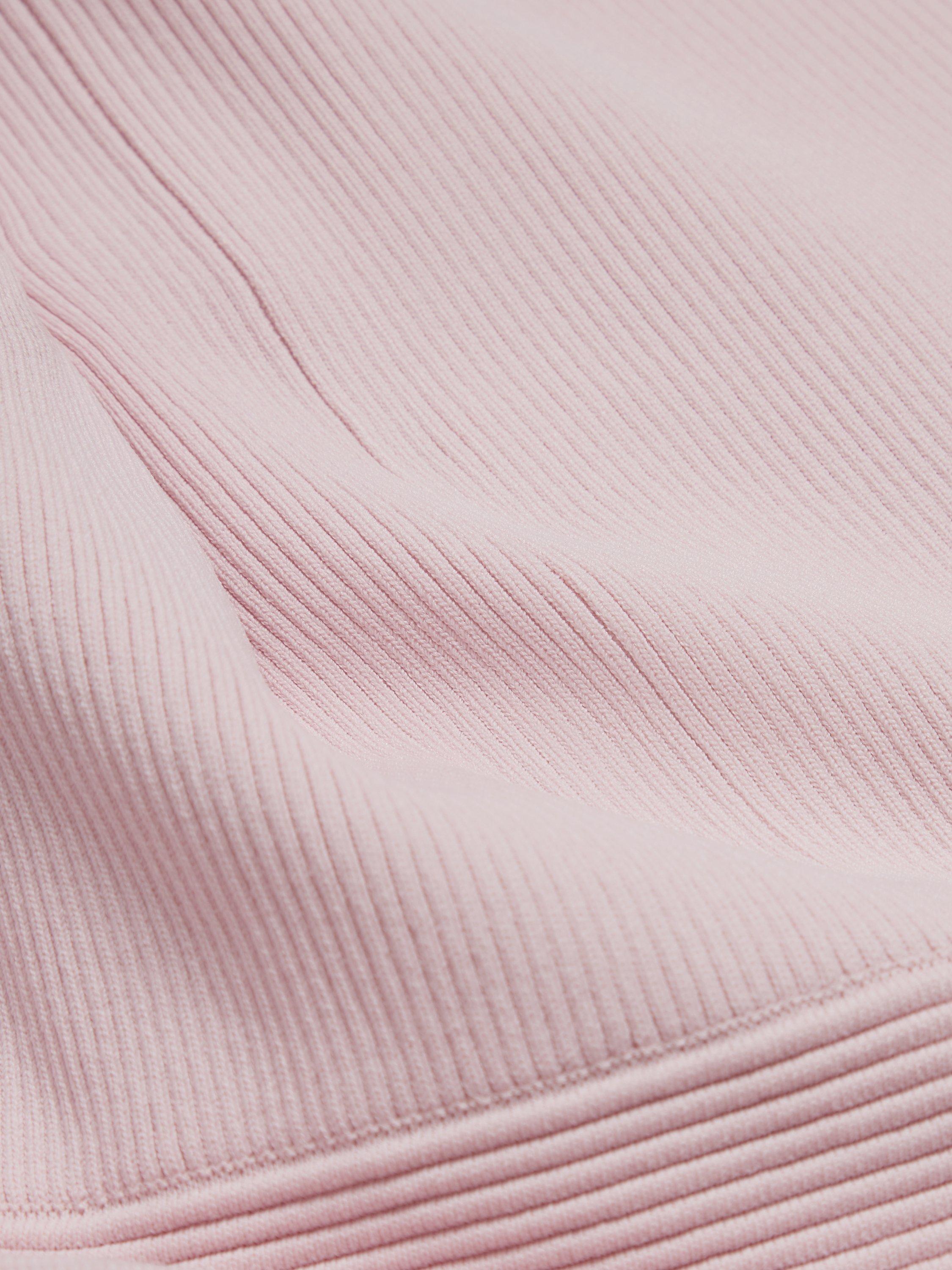 Product image 4 of 5, which shows Ted Baker Sculptured Knit Skater Dress, Light Pink, 6