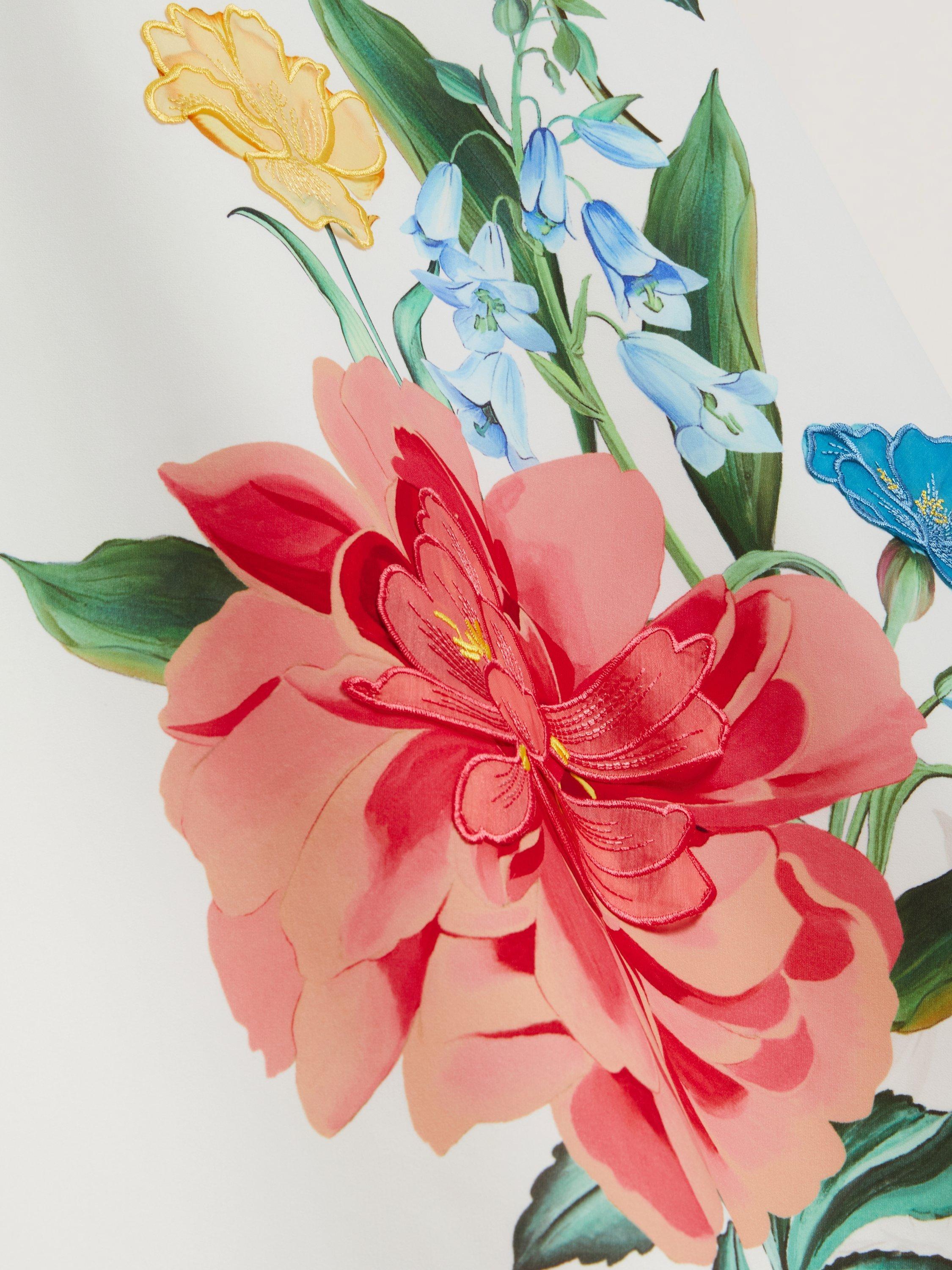 Product image 5 of 6, which shows Ted Baker Casla Floral Skirt, Multi, 6