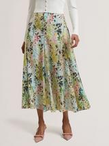 Ted Baker Giolia Leaves Midi Dress, White