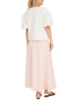 A-VIEW Christa Puff Sleeve Jacket, White - view 2, White