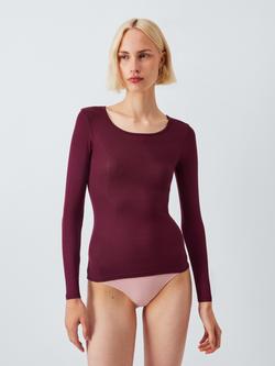 John Lewis Heat Generating Ribbed Long Sleeve Thermal Top, Fig