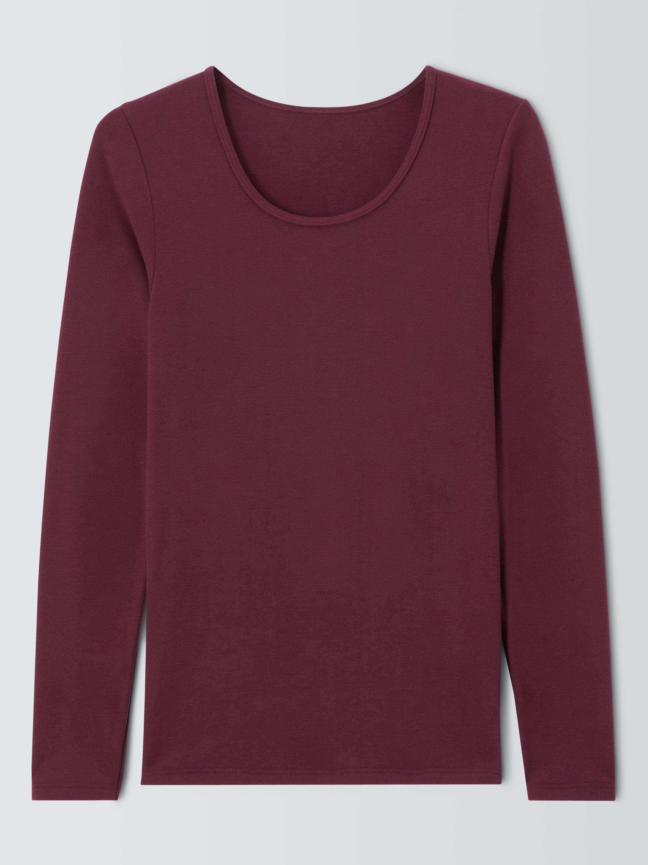 Product image 3 of 5, which shows John Lewis Long Sleeve Thermal Top, Fig, 8-10
