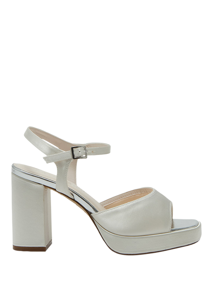 Rainbow Club Nora Platform Wedding Sandals, Ivory, Ivory