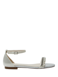 Rainbow Club Amyla Flat Pearl Detail Bridal Sandals, Ivory