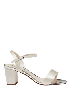 Rainbow Club Margot Wide Fit Strappy Wedding Sandals, Ivory, Ivory