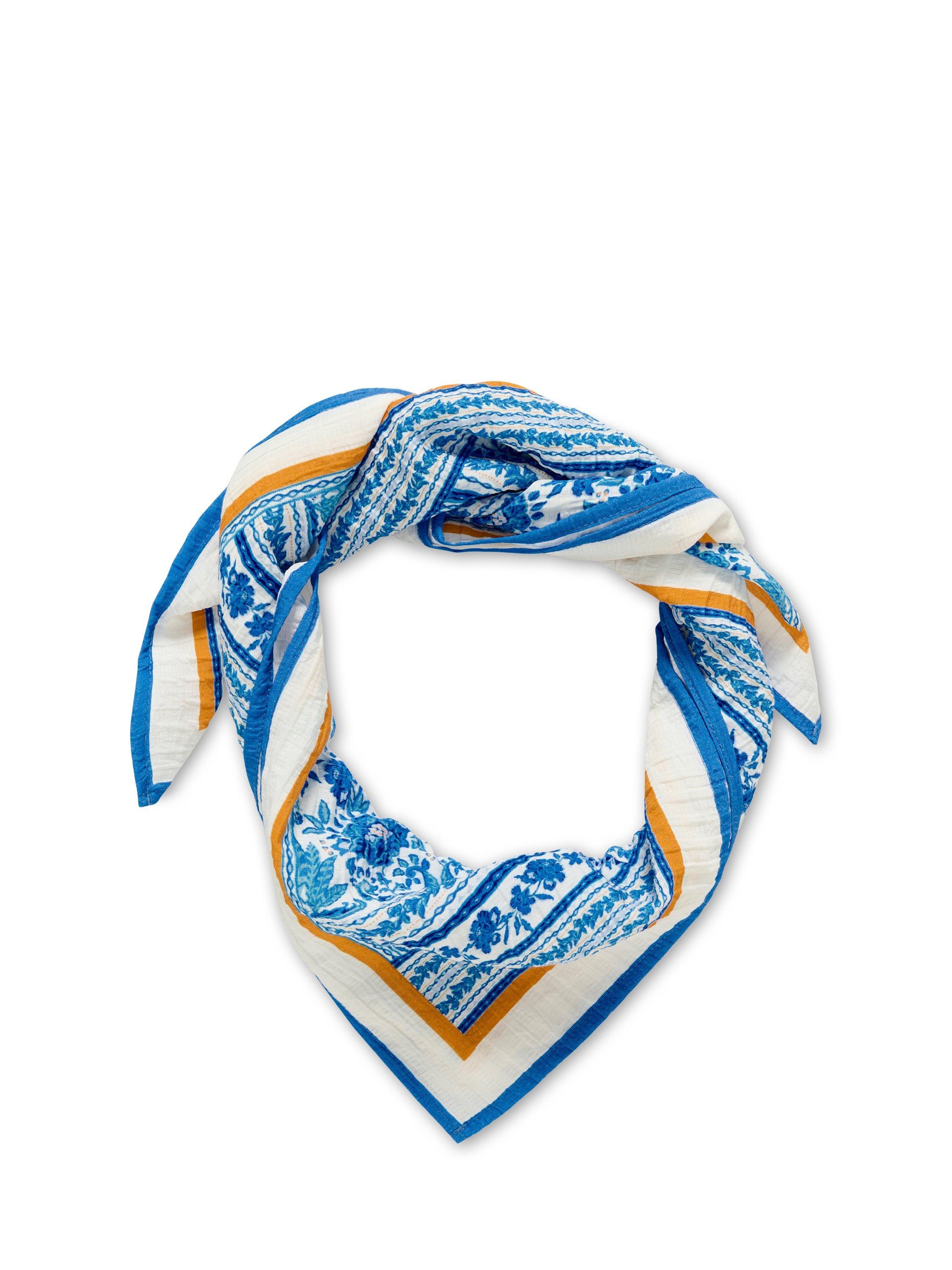 Saint Tropez Kaisa Paisley Scarf, Blue/Multi