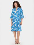 Saint Tropez Eda Abstract Tiered Knee Length Dress