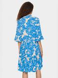 Saint Tropez Eda Abstract Tiered Knee Length Dress