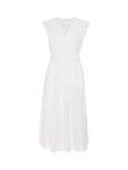 Saint Tropez Kaita Cotton A-Line Midi Dress, Bright White