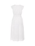 Saint Tropez Kaita Cotton A-Line Midi Dress, Bright White