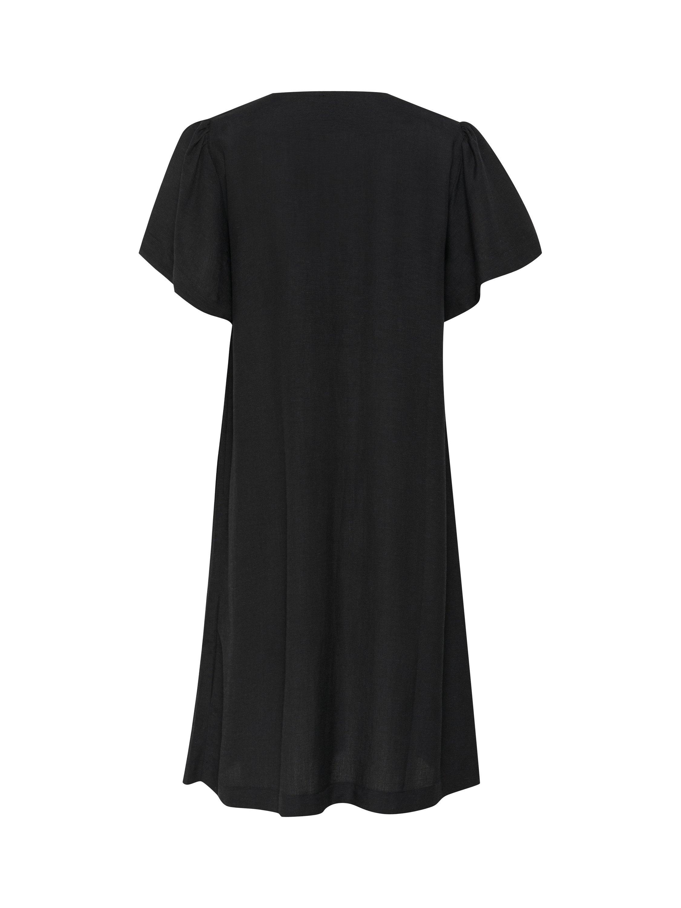 Product image 5 of 5, which shows Saint Tropez Katha V-Neck Dress, Black, S