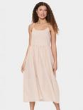 Saint Tropez Kira Scoop Neck Sleeveless Midi Dress, Brown Sugar