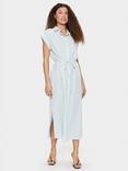 Saint Tropez Kira Stripe Shirt Midi Dress, Reef Waters
