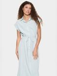 Saint Tropez Kira Stripe Shirt Midi Dress, Reef Waters