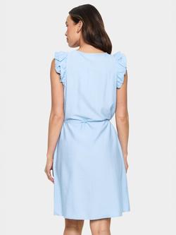 Saint Tropez Klaudia Ruffle Sleeveless Dress - view 2, Chambray Blue