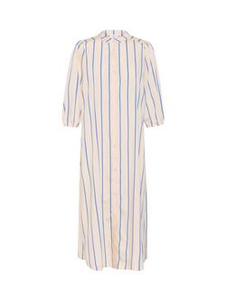 Saint Tropez Kotrina Stripe Shirt Dress, Campanula, Campanula