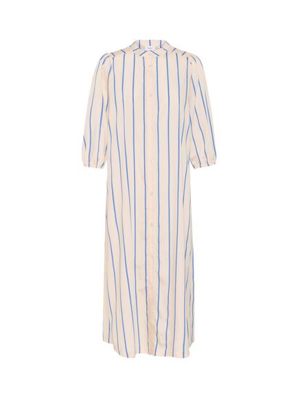 Saint Tropez Kotrina Stripe Shirt Dress, Campanula, Campanula