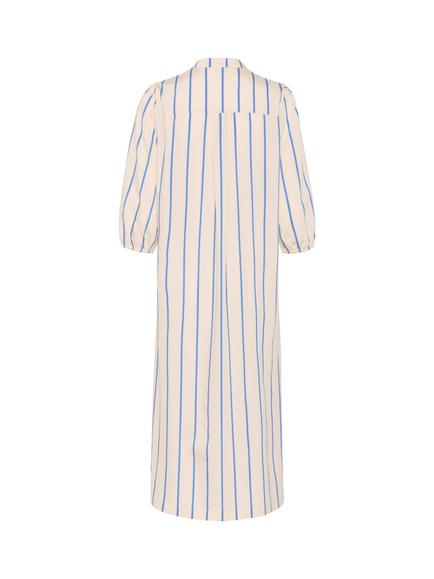 Saint Tropez Kotrina Stripe Shirt Dress, Campanula - view 2, Campanula
