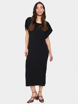 Saint Tropez Mila Round Neck T-Shirt Dress, Black