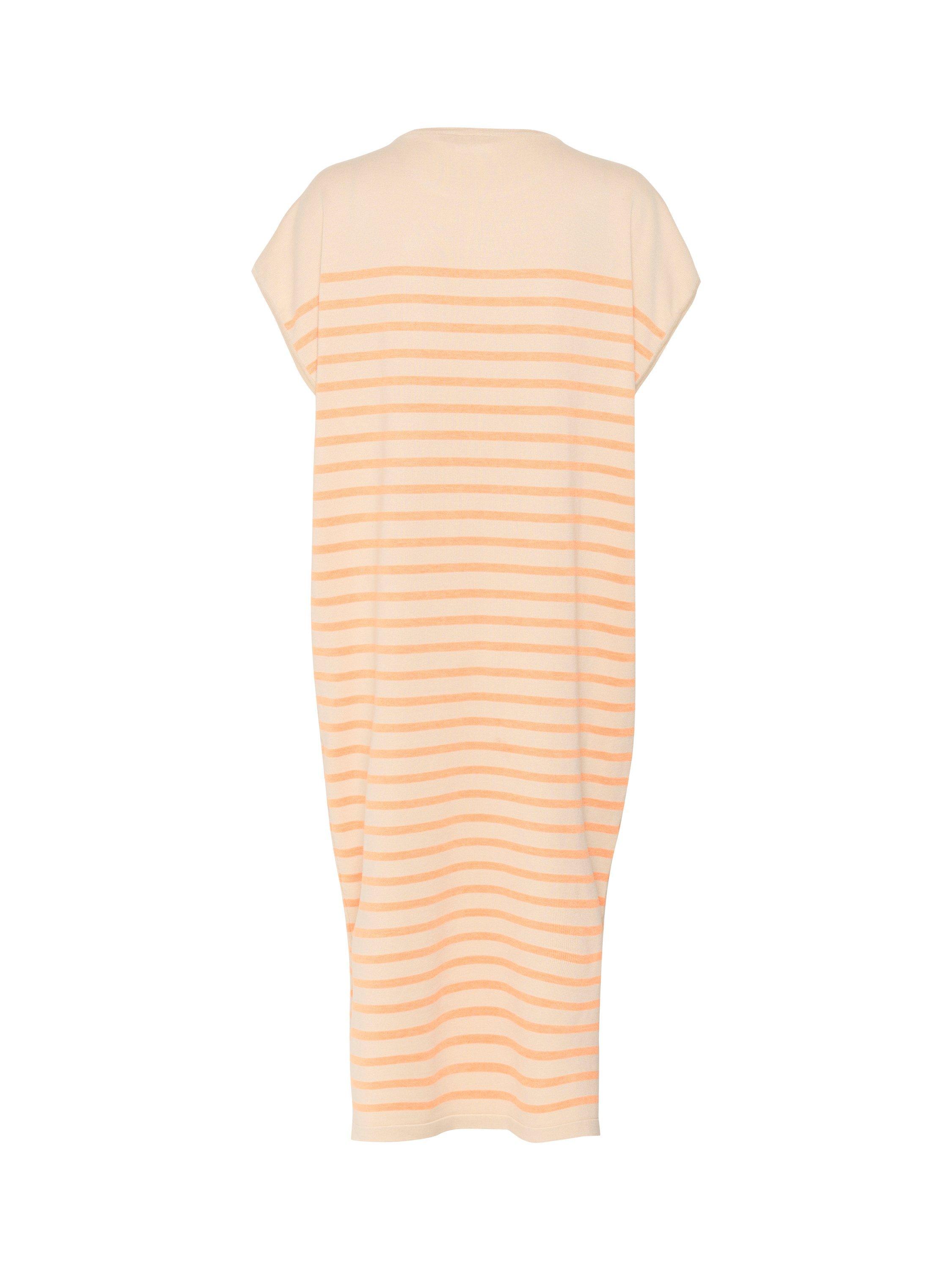 Product image 3 of 3, which shows Saint Tropez Mila Stripe Midi Dress, Fog Orange/Multi, XS