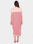 Saint Tropez Mila Stripe Midi Dress, Pink/Multi