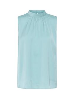 Saint Tropez Aileen High Neck Sleeveless Top, Reef Waters, Reef Waters